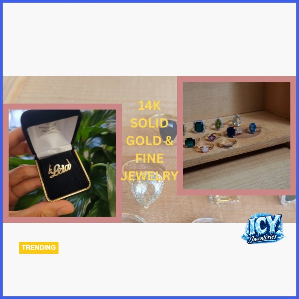 14k Solid Gold Necklace With Natural Ruby Pendant… - image 6